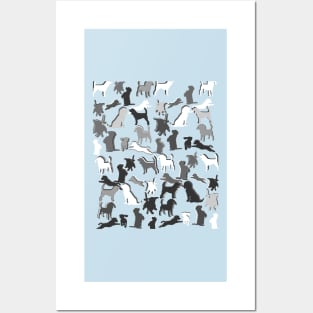 Beagleaflauge in Grigio Posters and Art